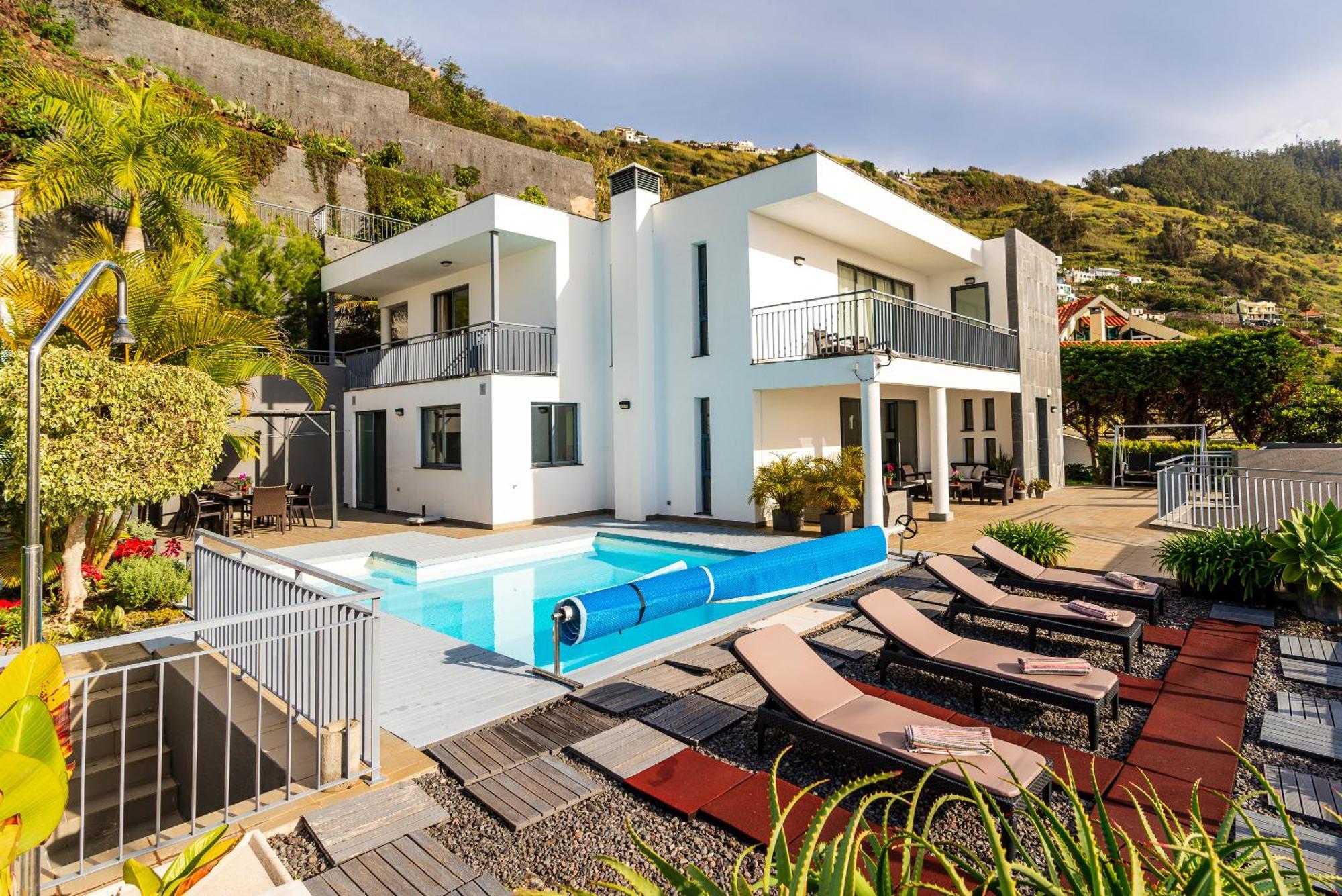 Villa Nunes, Big Holiday House With Private Pool Calheta  Buitenkant foto