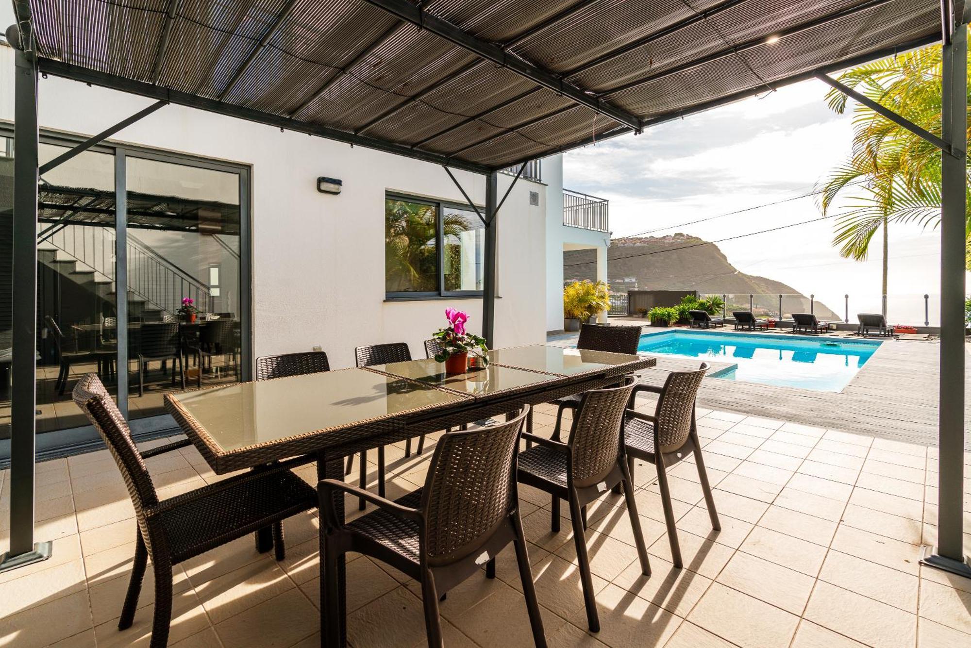 Villa Nunes, Big Holiday House With Private Pool Calheta  Buitenkant foto
